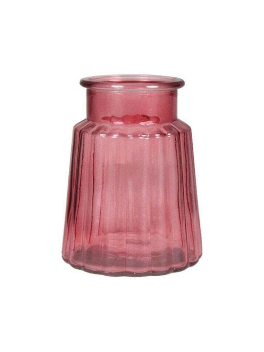 Floran Διακοσμητικό Βάζο Glas Rosa 14x17cm 1Stück