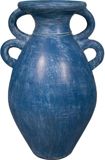 Deko Vasen Keramik Blau 37xH62cm