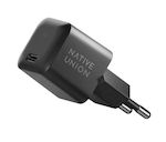 Native Union Charger Without Cable with USB-C Port 30W Power Delivery Blacks (NU-FAST-PD30-2-BLK-E)