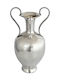 SilverBrand.gr Decorative Vase Silver 10x10x23cm