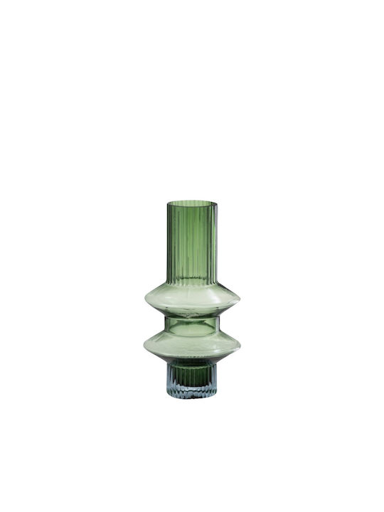 Vază Decorativă Sticlă Verde 21.5cm 1buc