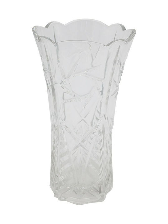 Vază Decorativă Cristal Transparent 14x14x25cm 1buc