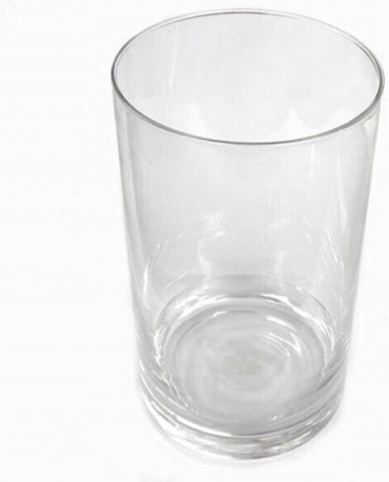 Faitakis Pack Decorative Vase Transparent 8.8x8.8x15.5cm