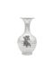 Savvas Design Διακοσμητικό Βάζο Ασημένιο Ασημί Φ10xΥ19cm