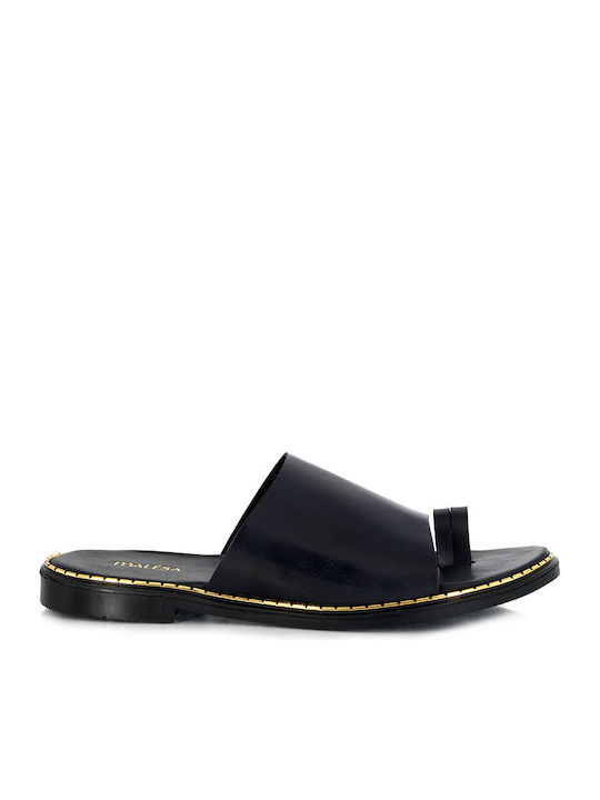 Malesa Flatforms Handmade Women's Sandals Black