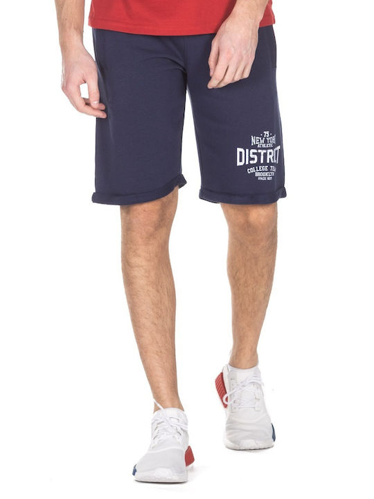 District75 Sportliche Herrenshorts Blau