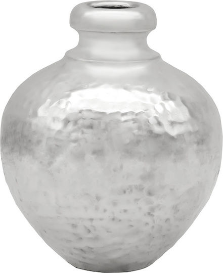 Savvas Design Διακοσμητικό Βάζο Silber Silber 8x8x11cm 1Stück