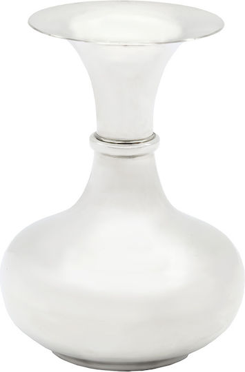 Savvas Design Decorative Vase Silver 8x8x11cm