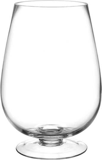 Palma Emporio Glass Transparent Vase Diameter 20xHeight 30cm