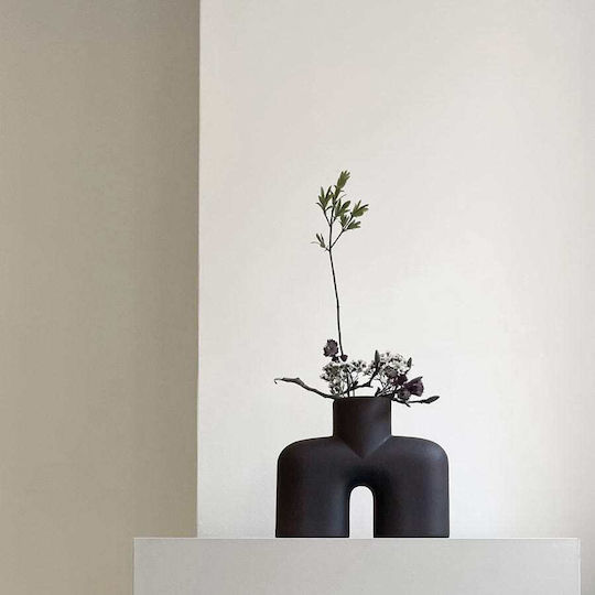 101 Copenhagen Διακοσμητικό Βάζο Κεραμικό Καφέ Φ25xΥ30cm