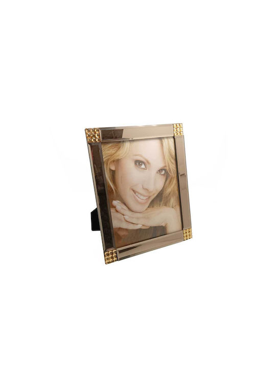 Glass Photo Frame with Silver Frame