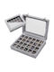 Velvet Gray Jewellery Box 20x15x5.2cm