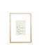 Wooden Photo Frame With Beige Frame