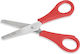 All About Office Children's Scissors for Crafts 13cm with Metallic Blade Red 1pcs