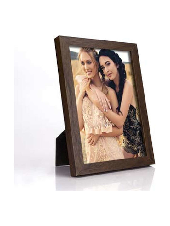 Wooden Photo Frame with Brown Frame