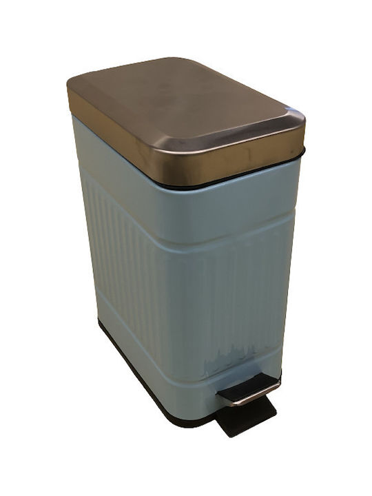 ΧΑΡΤΟΔΟΧΕΙΟ Metallic Toilet Bin 5lt Blue