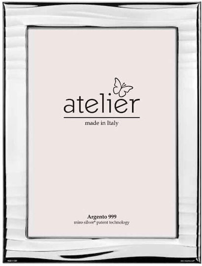 Atelier Κορνίζα Ασημένια με Ασημί Πλαίσιο