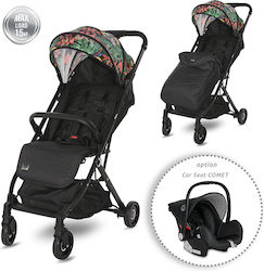 Lorelli Myla 2 in 1 Baby Stroller Suitable for Newborn Tropical Flowers 6.6kg
