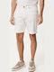 Herrenshorts Jeans Weiß