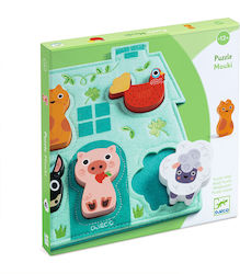 Holz Kinder Steckpuzzle Ζωάκια Φάρμας für 1+ Jahre 5pcs Djeco