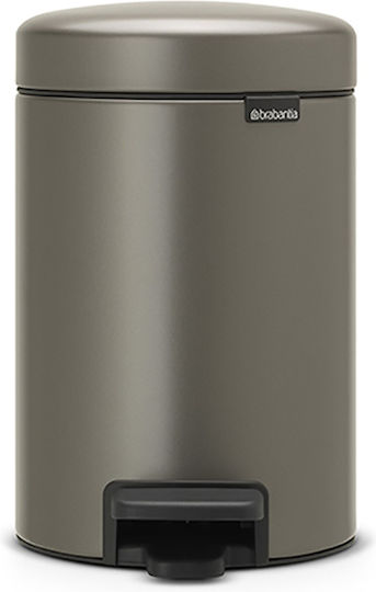 Brabantia Inox Bathroom Basket Soft Close 3lt Gray