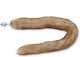 Kiotos Fox Tail Anal Plug Klein Braun 7cm