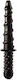 X-Men Plug Anal XXLarge Negru