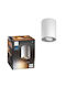 Philips Hue Pillar Warm to Cool White Single Spot GU10 White