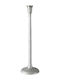 Affari Kerzenhalter Aluminium in Silber Farbe 13x46x46cm 1Stück