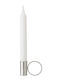 Bloomingville Candle Holder Metal in Silver Color 3x8x5cm 1pcs