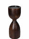 Interni Oggi Candle Holder Wooden in Brown Color 10x10x25cm 1pcs