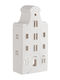 Butlers Amsterdam Кандилник за Ресо Керамика в Бял Цвят 8x5x18.5бр 1бр