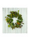 Wreath from Artificial Plants Green 25cm 1pcs