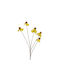 Artificial Decorative Branch Yellow 1pcs