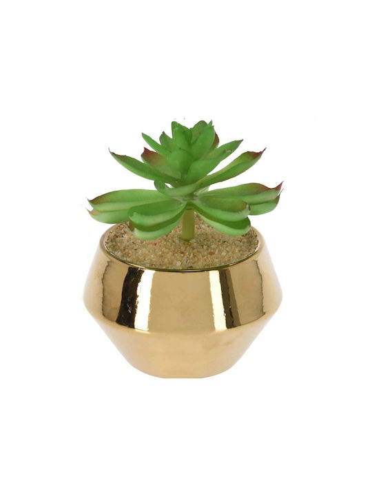 Artificial Plant in Small Pot Gold 1pcs