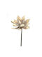 Artificial Decorative Branch Water Lily Beige 75cm 1pcs