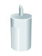 Dg Italia Porcelain Cotton/Swabs Case Countertop White