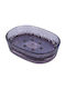 Plastic Soap Dish Countertop Purple