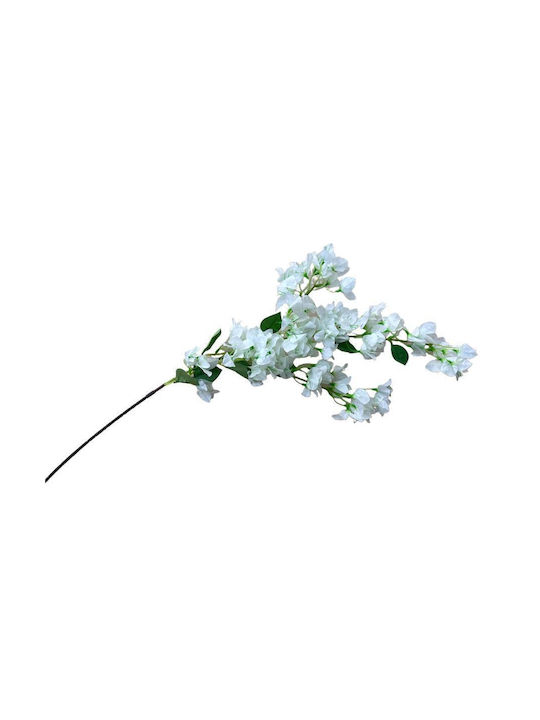 Ramură Decorativă Artificială Bougainvillea White 118cm 1buc