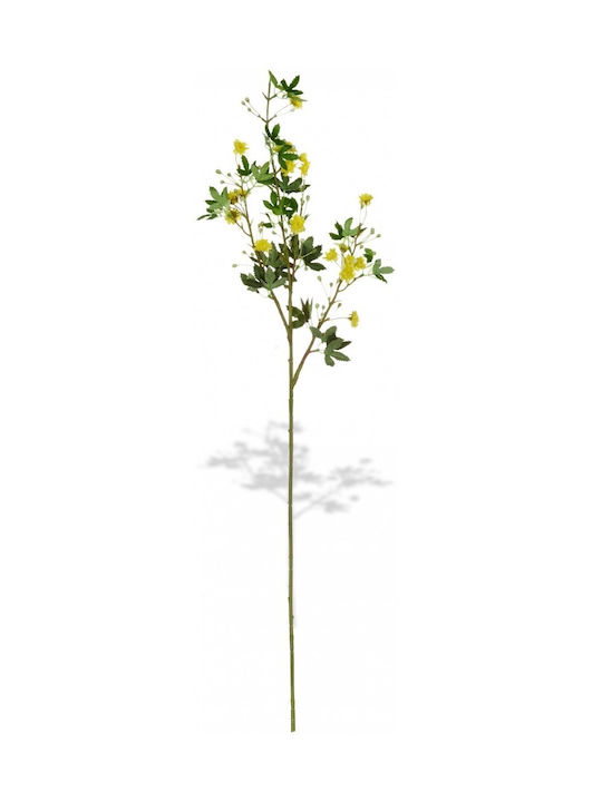 Artificial Decorative Branch Yellow 90cm 1pcs