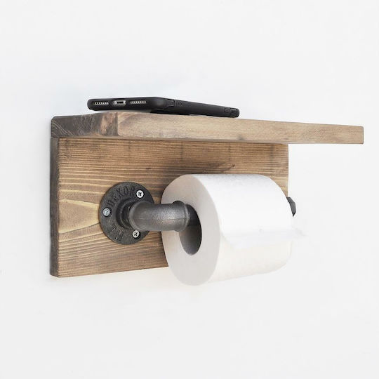 Hanah Home Wandmontierter Papierhalter Braune