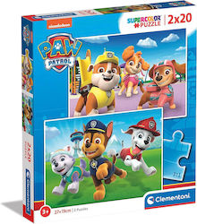 Puzzle pentru Copii Supercolor Paw Patrol pentru 3++ Ani 40buc Clementoni