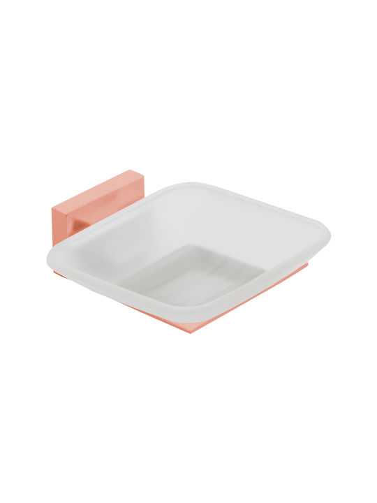 Bronze Art Genesis Metallic Soap Dish Wall Mounted Rose Gold