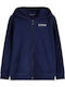 Kids Sweatshirt Cardigan with Hood Blue Active