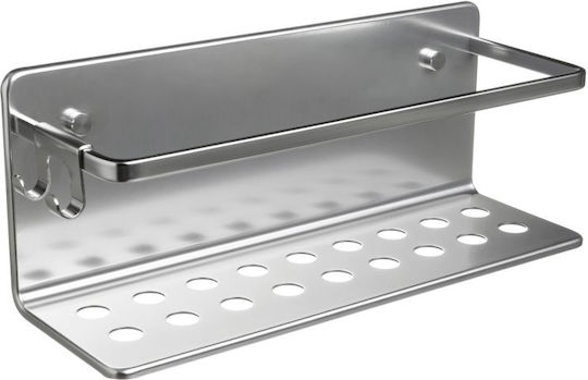 Tatay Wall-mounted Sponge Holder Metallic Silver