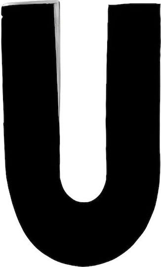 Sign with Text in Black Color 3cm 6308000000033