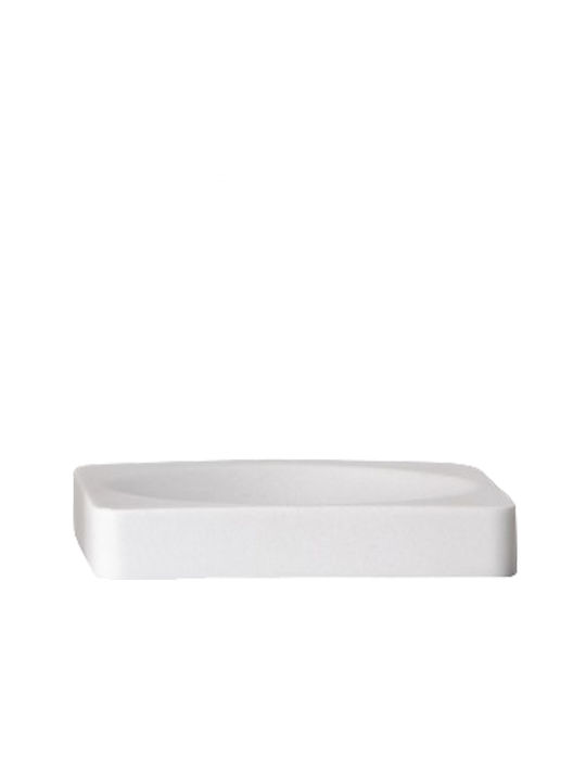 Sorema Resin Soap Dish Countertop White