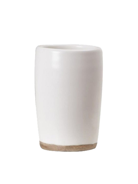 Sorema Ceramic Cup Holder Countertop White