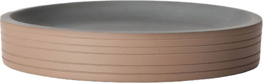 Sorema Ceramic Soap Dish Countertop Beige