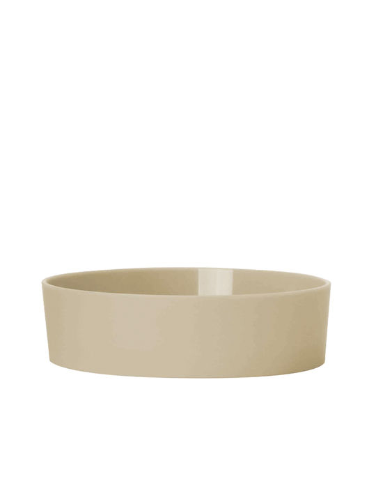 Sorema Plastic Soap Dish Countertop Beige